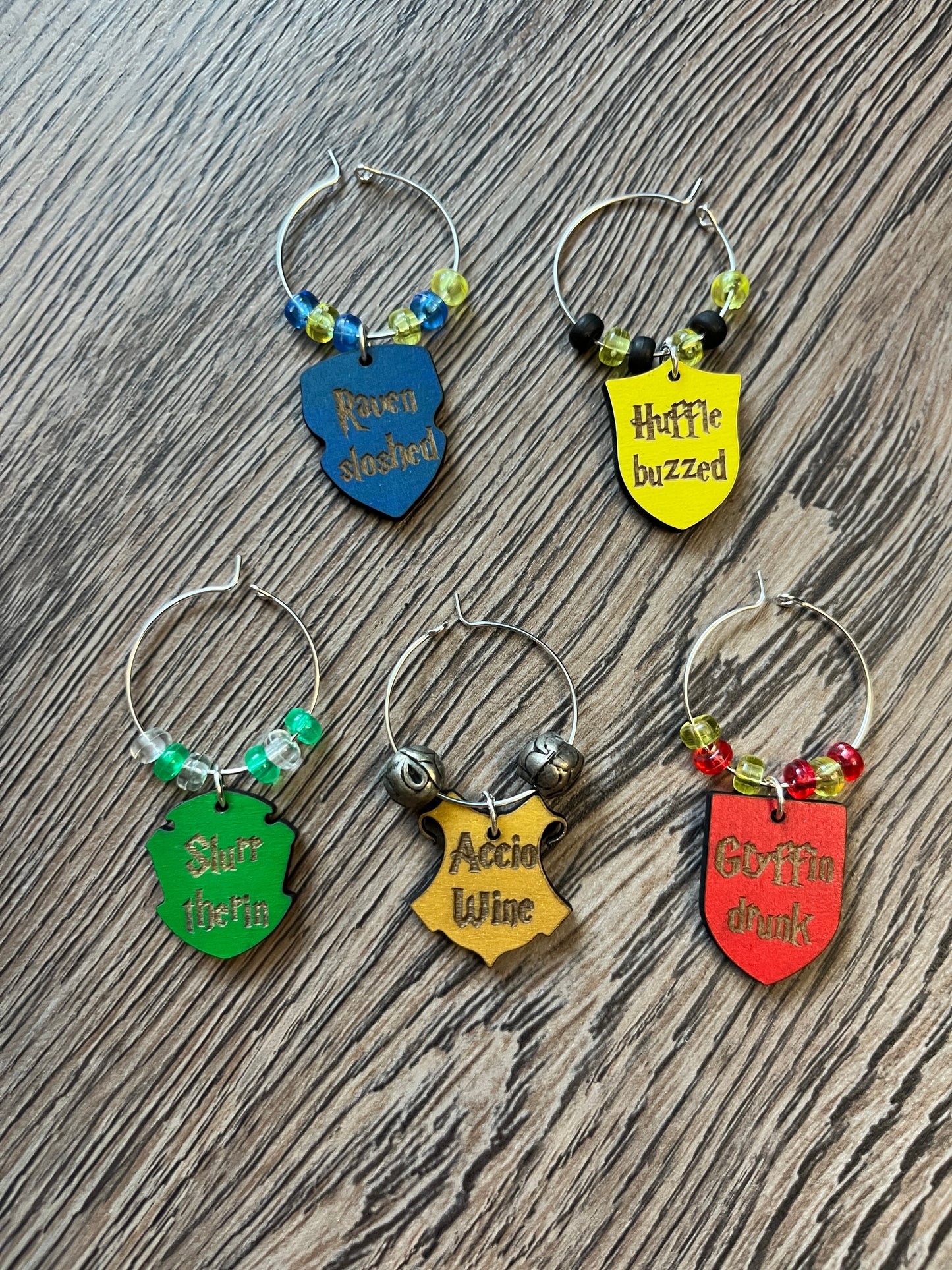 Harry Potter Wine Charms