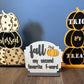 16" Leopard Stacked Pumpkins--ONLY 4 left!