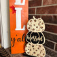 16" Leopard Stacked Pumpkins--ONLY 4 left!