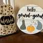 16" Leopard Stacked Pumpkins--ONLY 4 left!