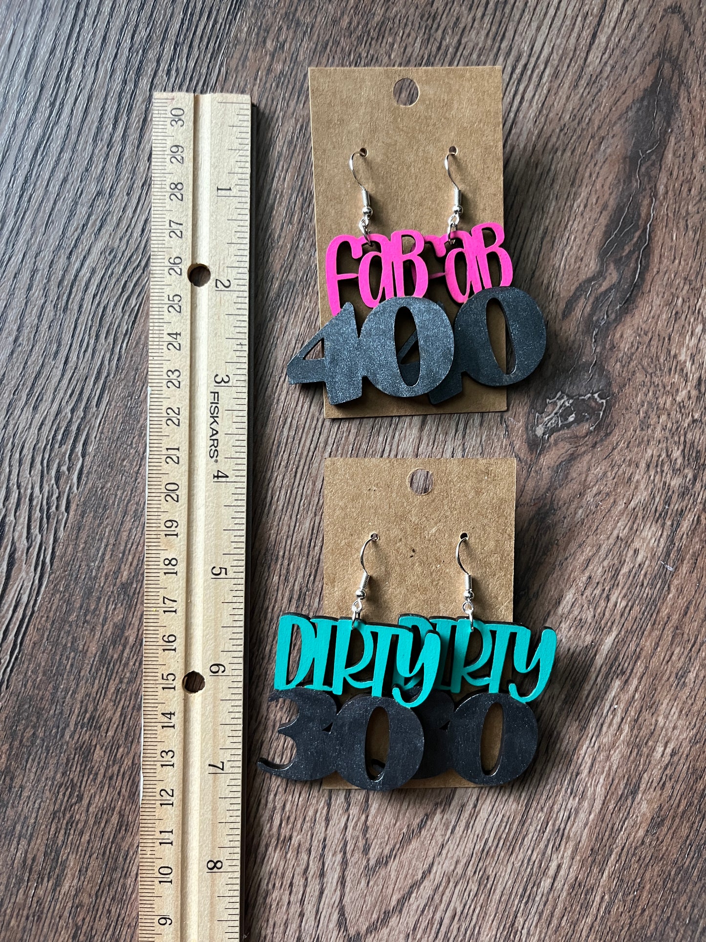 2" Milestone Birthday Earrings