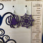 Spider and Web Halloween Earrings