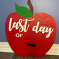 First Day of School Apple Picture Sign