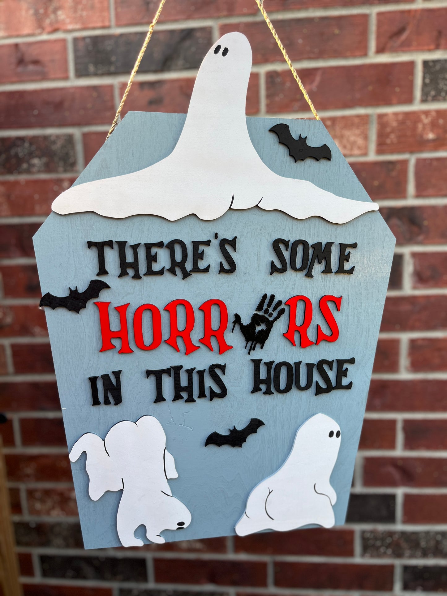 Horrors in this House Ghost Door Hanger