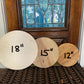 DIY wood shiplap rounds