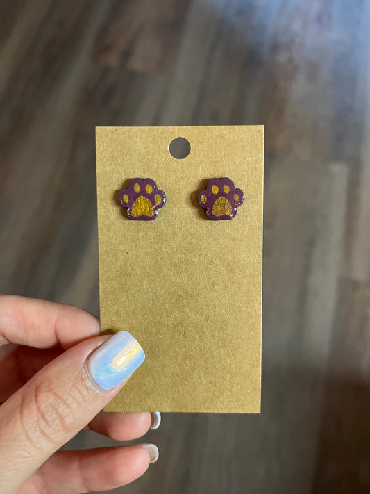 LSU Paw Studs