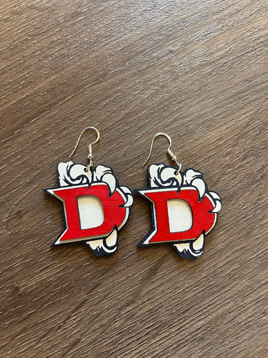 Dawson High School Eagles Earrings