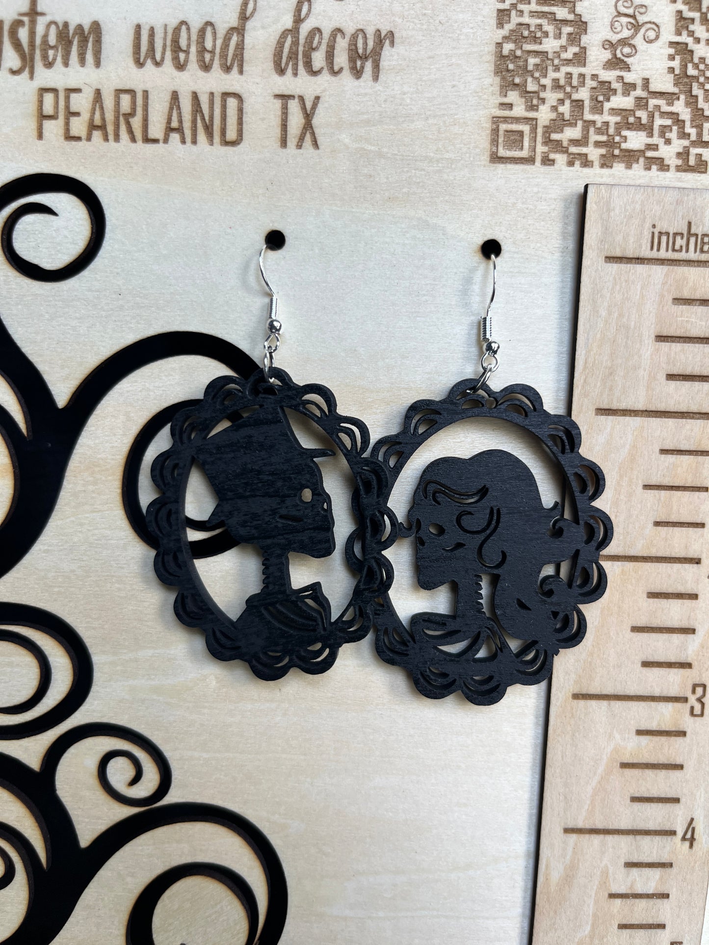 Mr. & Mrs. Halloween Earrings