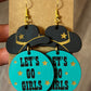 Cowgirl Hat Earrings