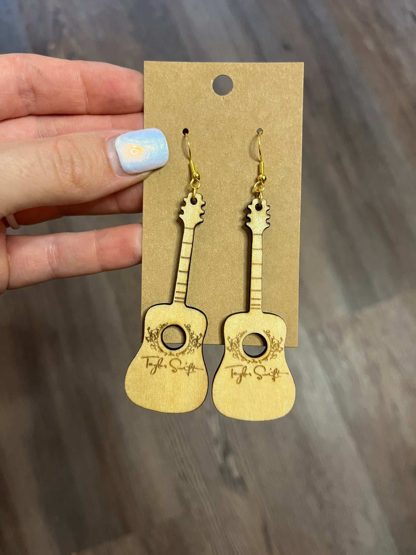 Taylor Swift Guitar Earrings