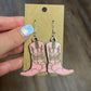 Cowgirl Boot Earrings