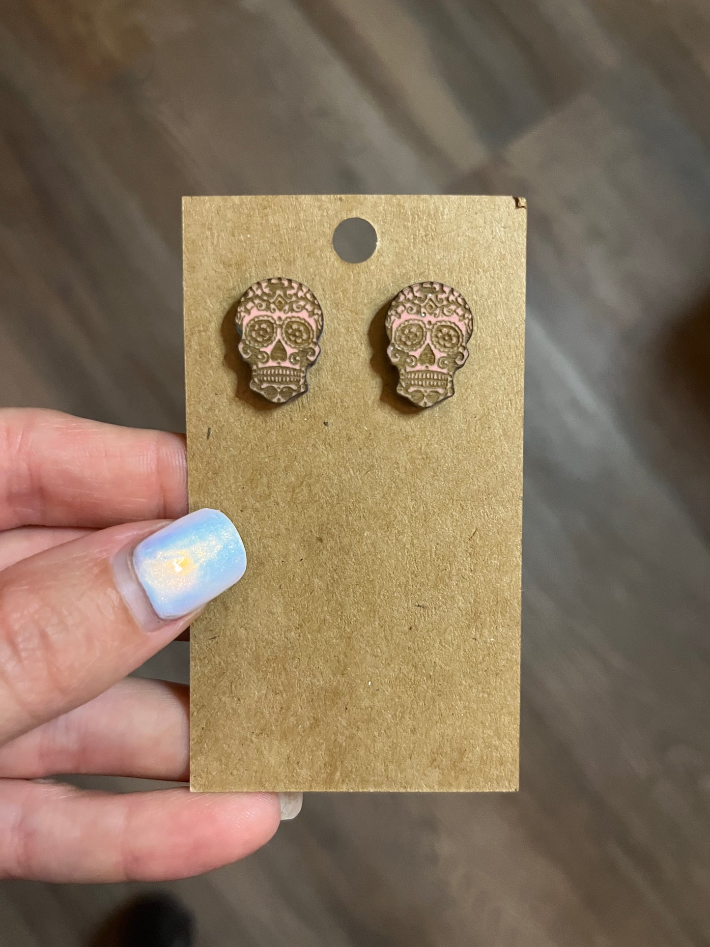 Dia de los Muertos Skull Studs