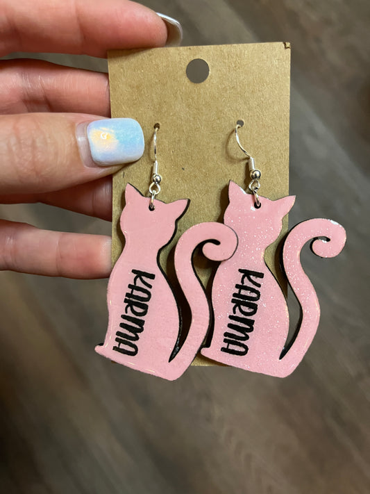 Taylor Swift Karma Cat Earrings