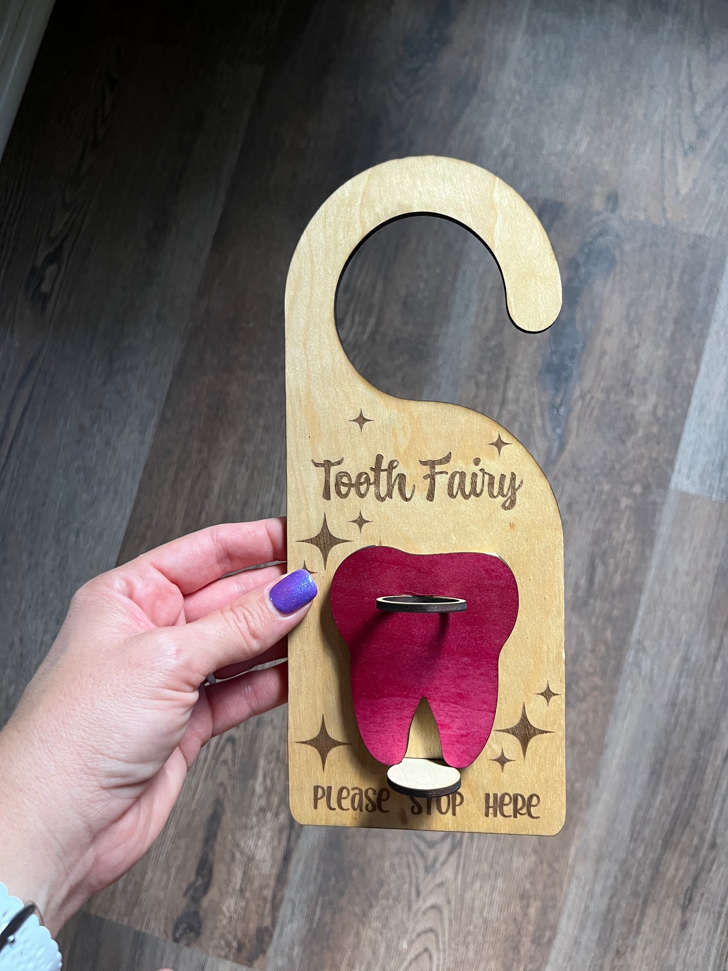 Digital Cut File for Tooth Fairy Door Hanger