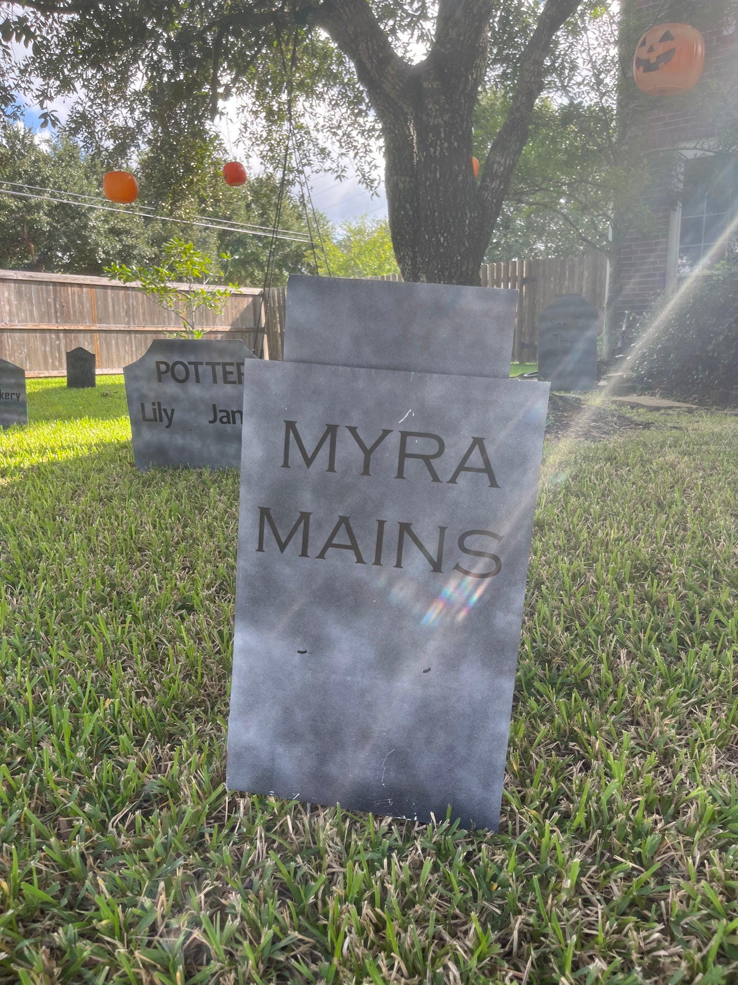 Tombstone Yard Signs