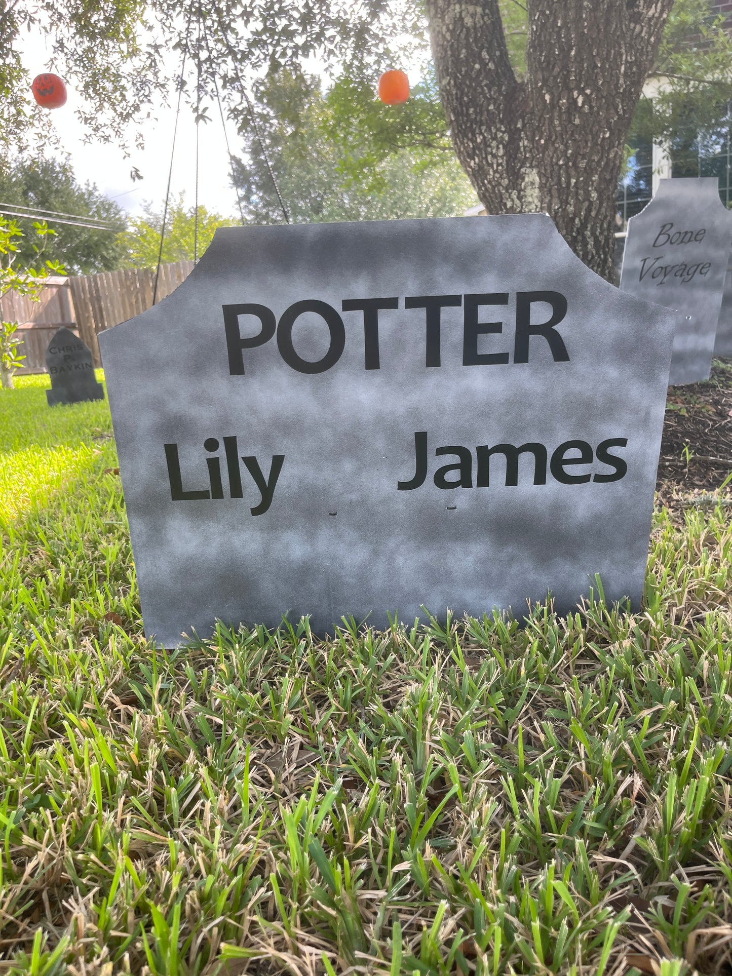 Tombstone Yard Signs