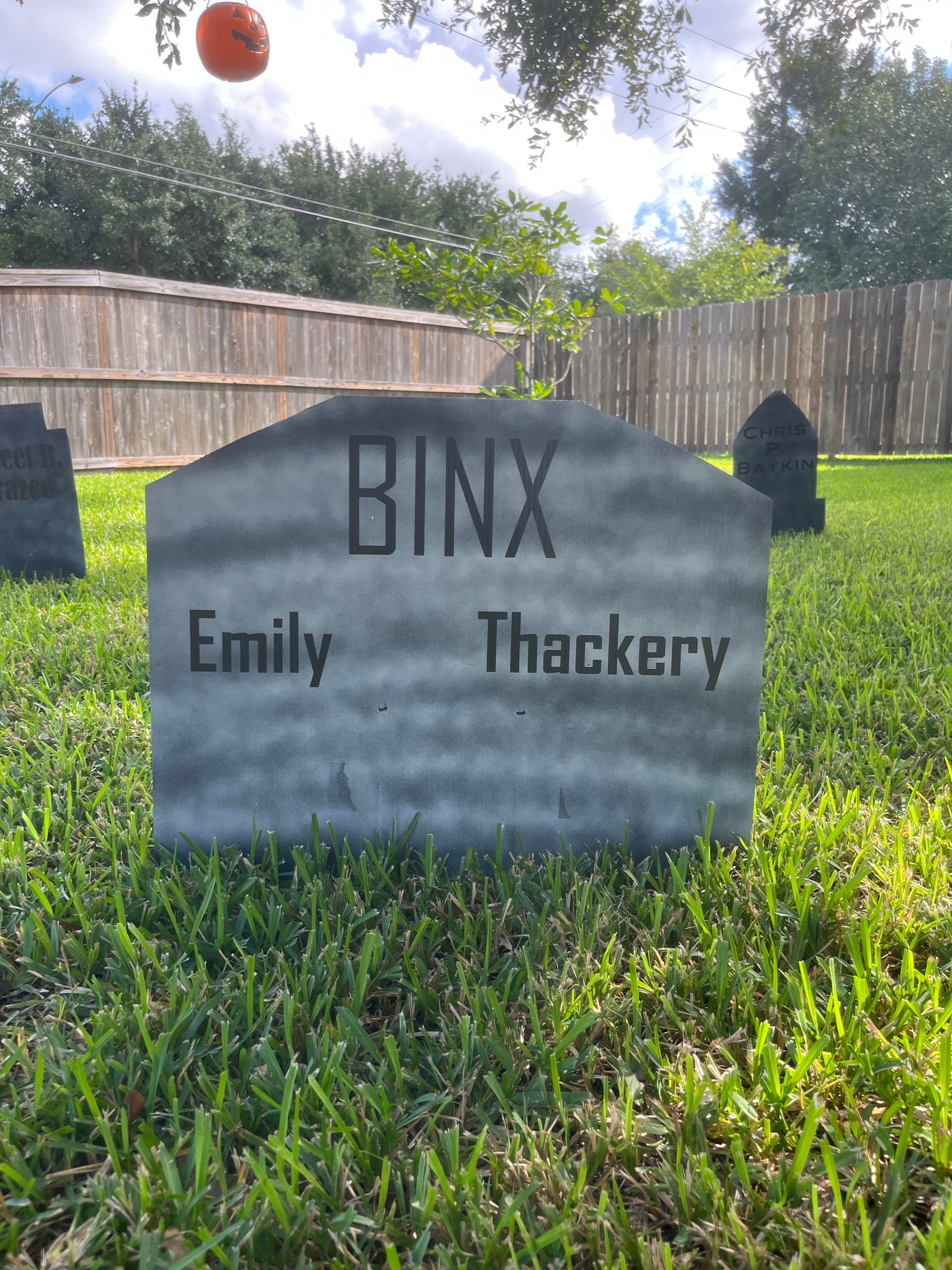 Tombstone Yard Signs