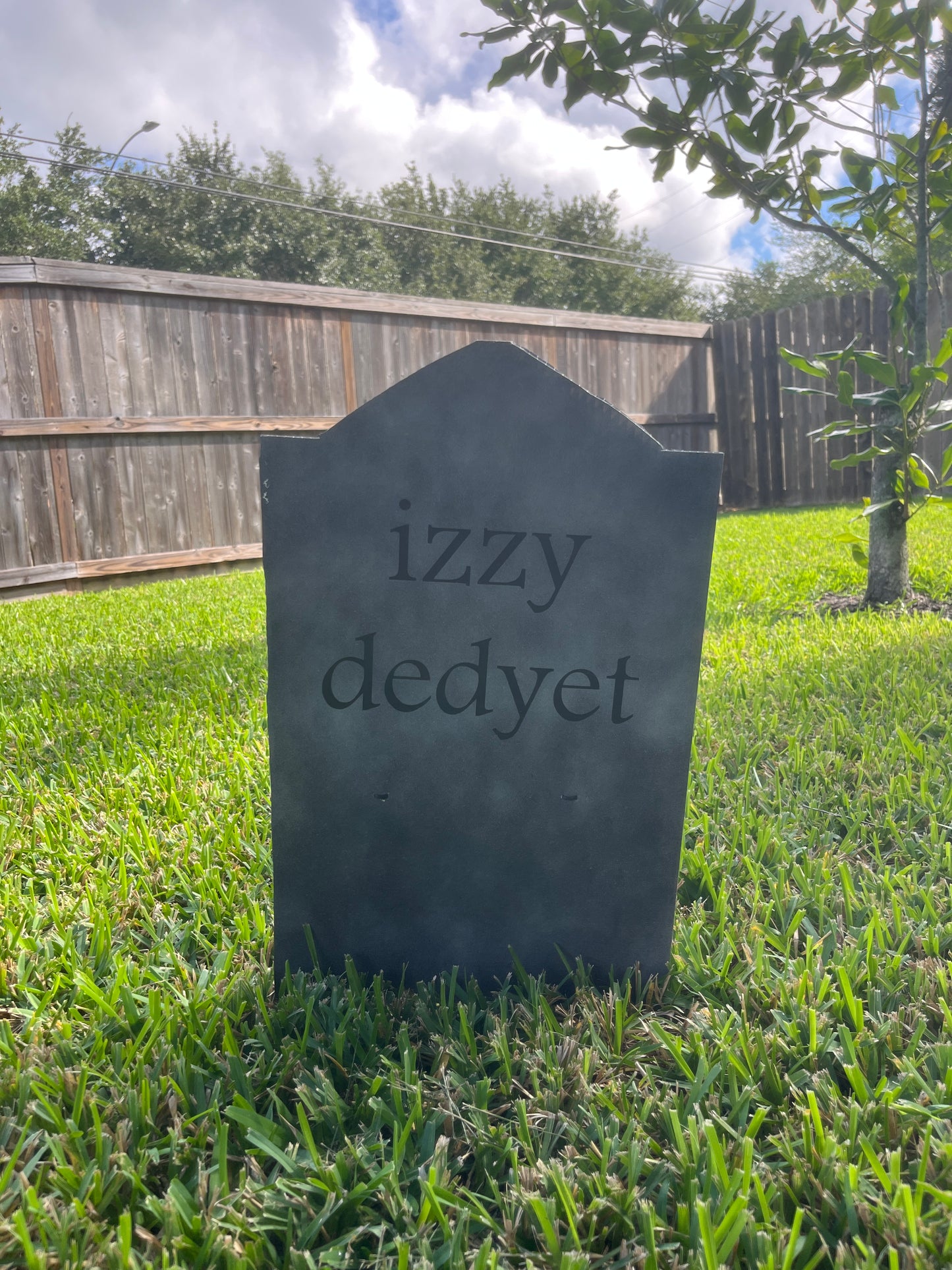 Tombstone Yard Signs