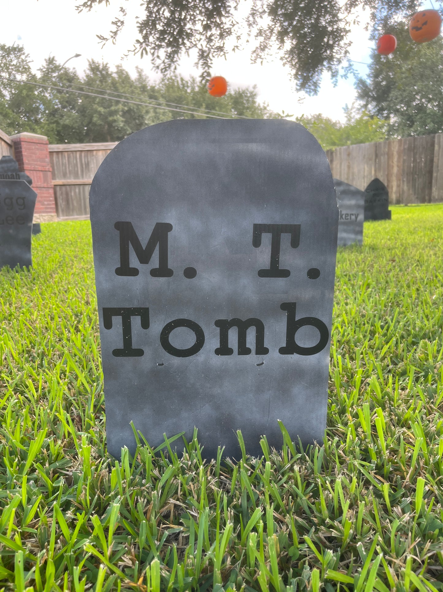 Tombstone Yard Signs