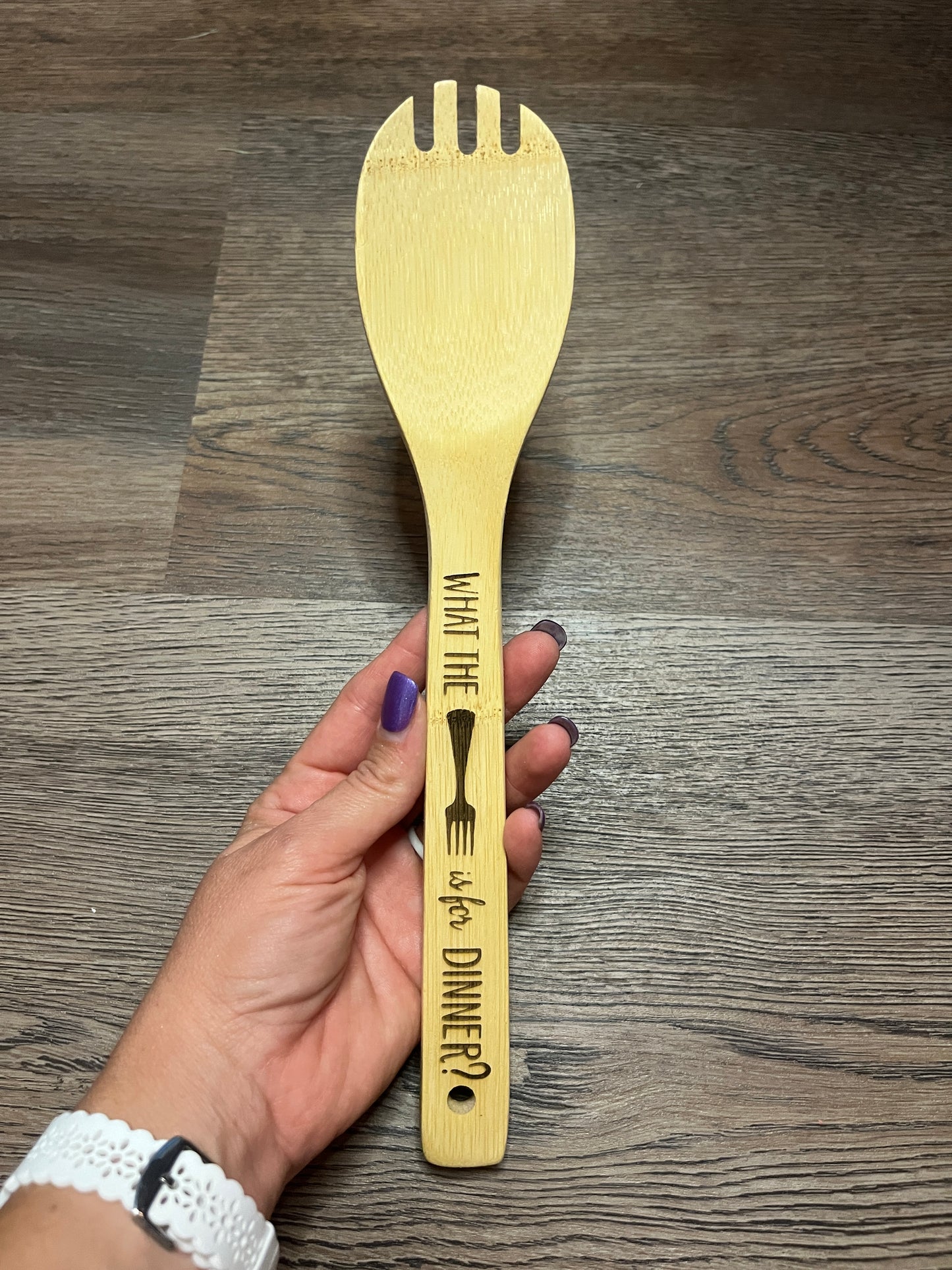 Engraved Bamboo Spatulas