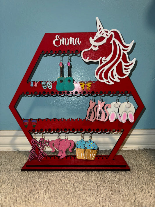 Unicorn Earring Holder