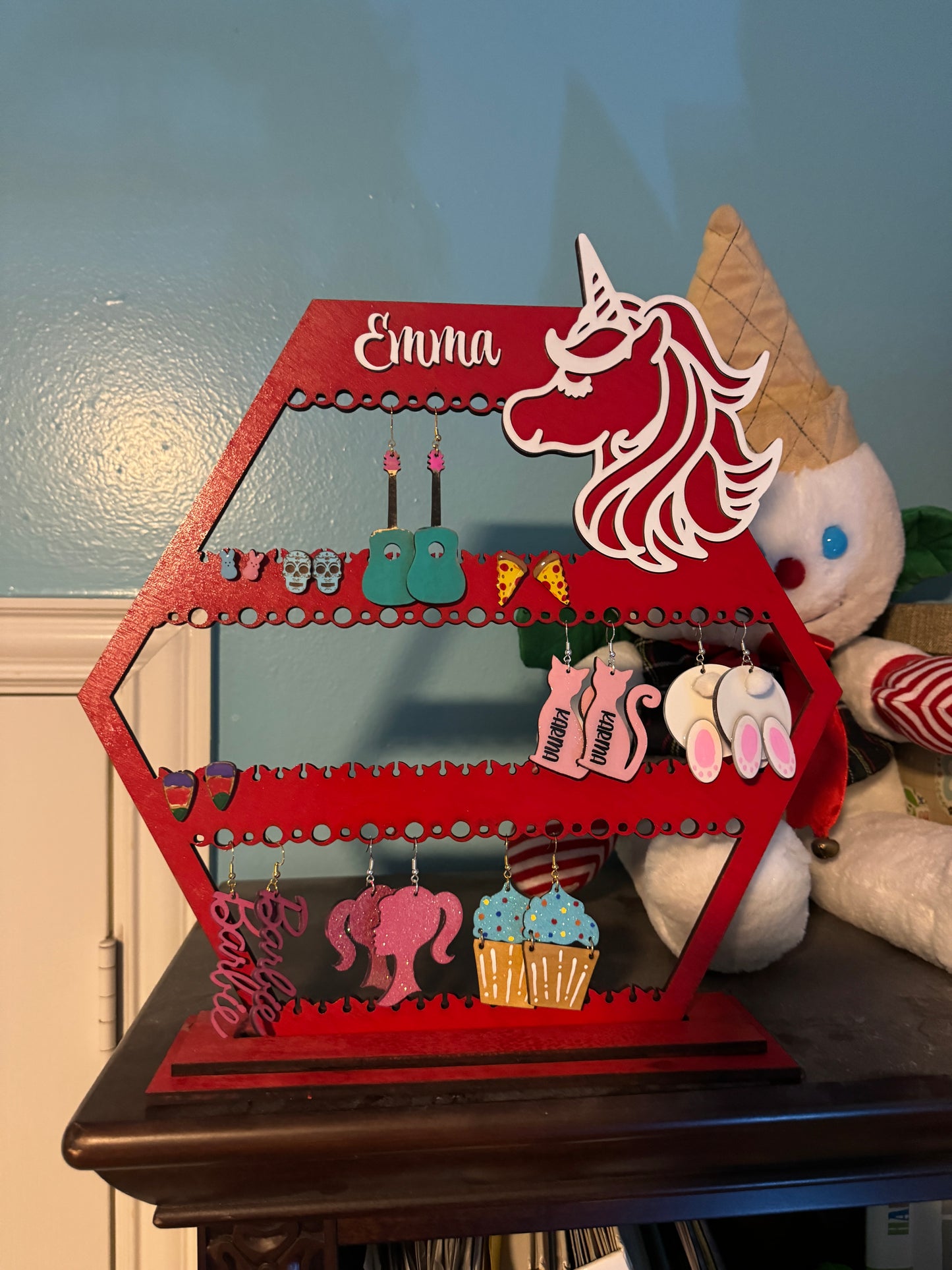 Unicorn Earring Holder