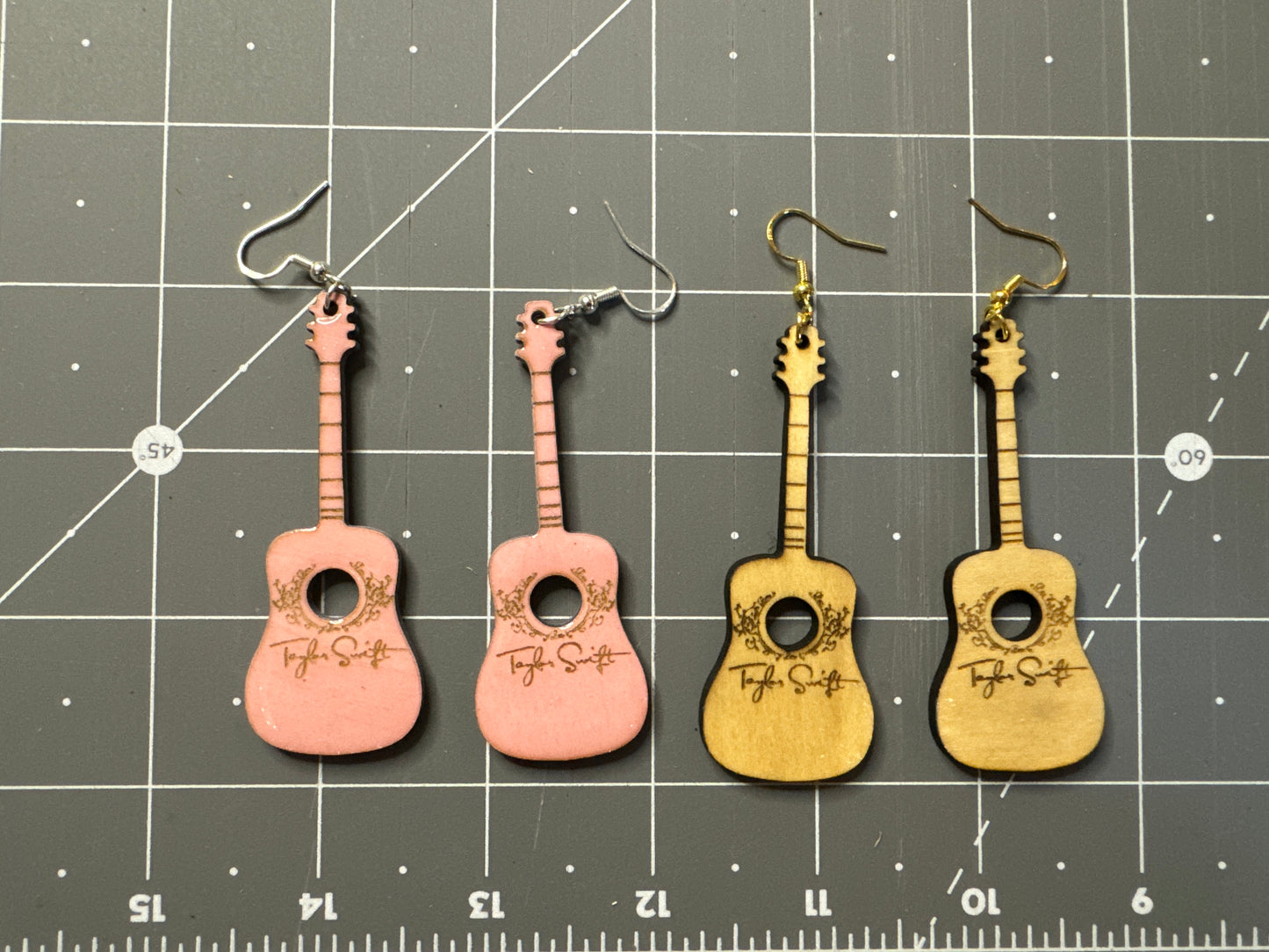 Taylor Swift Guitar Earrings