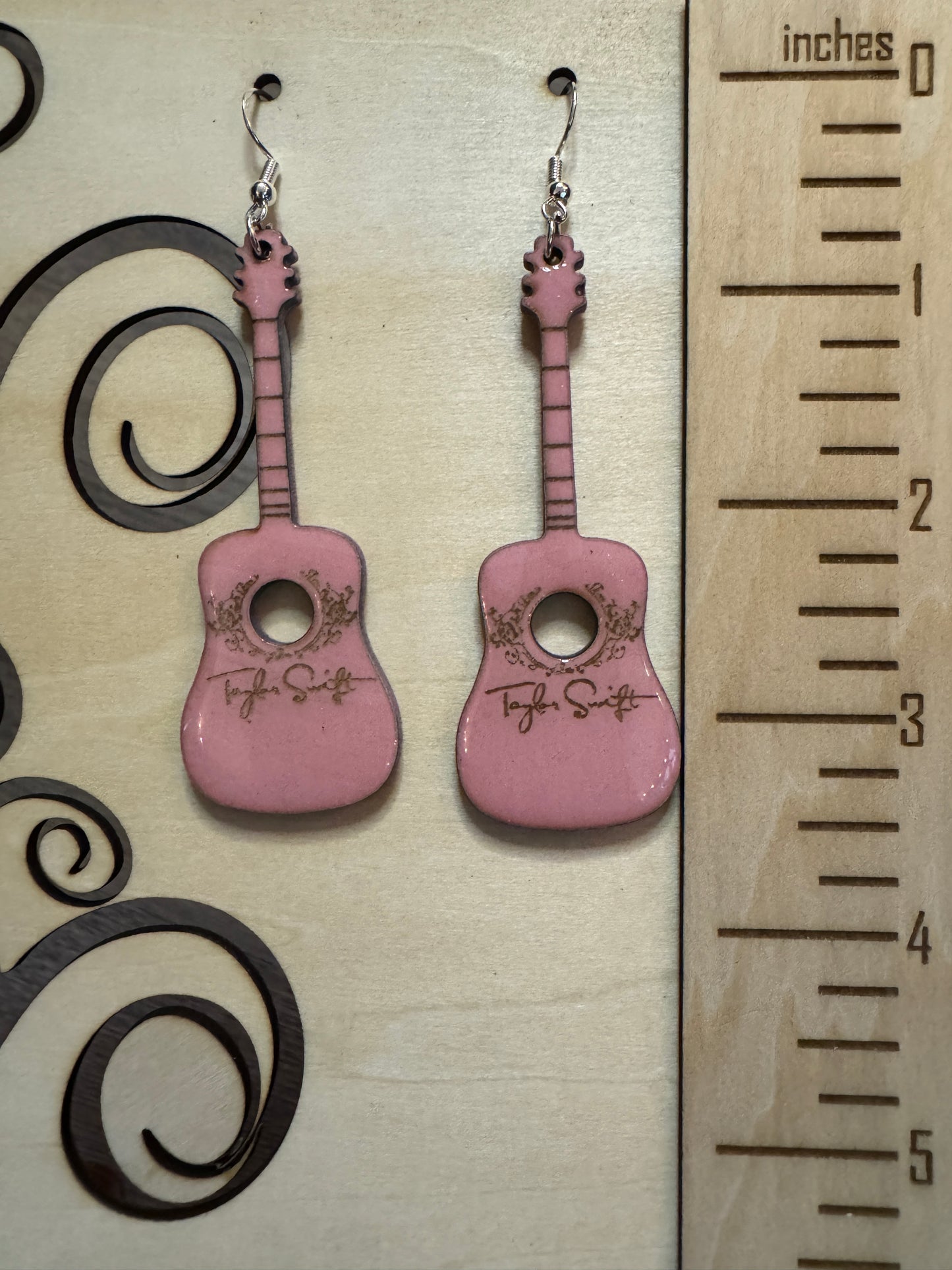 Taylor Swift Guitar Earrings