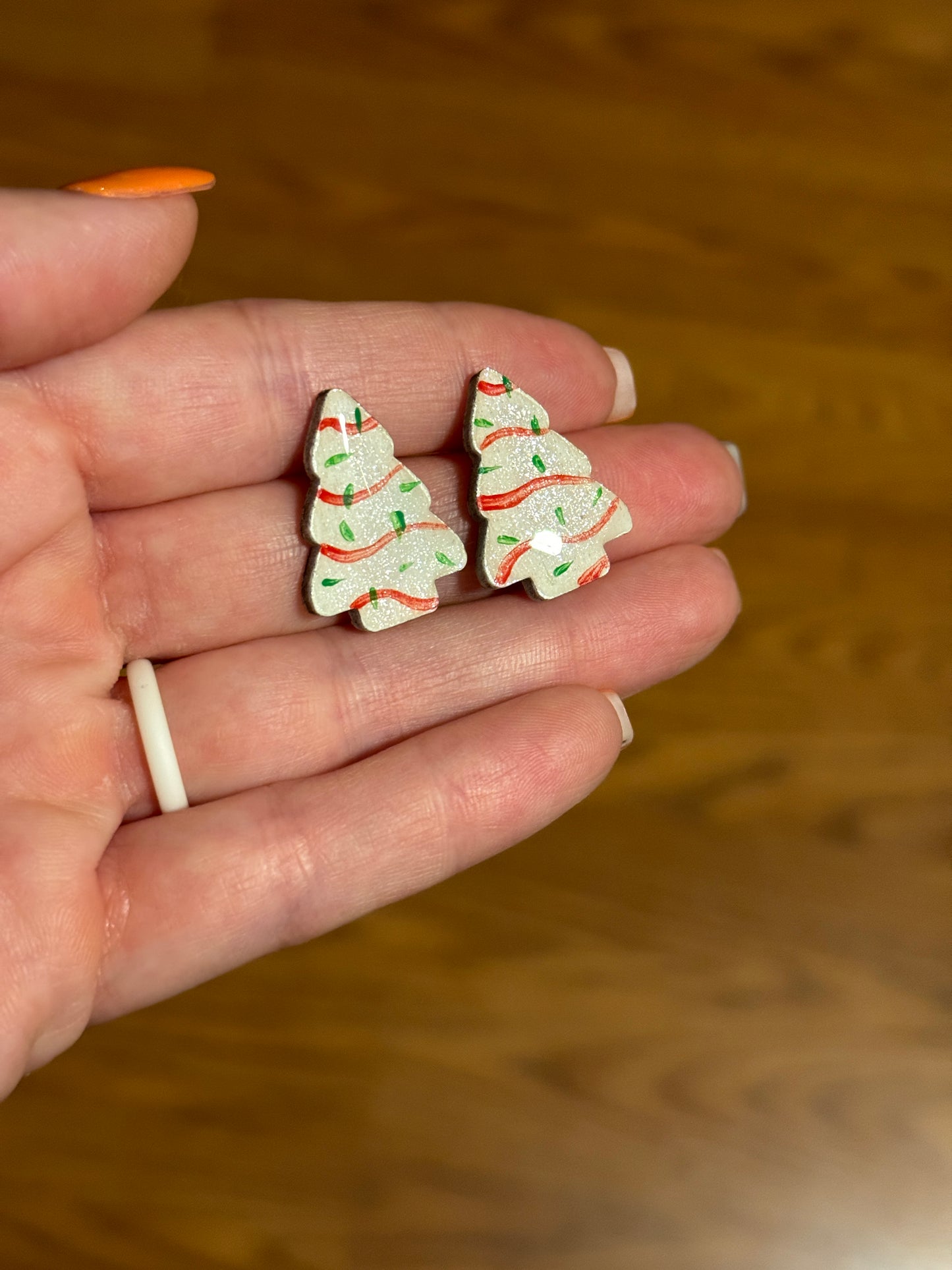 Little Debbie Tree Earrings