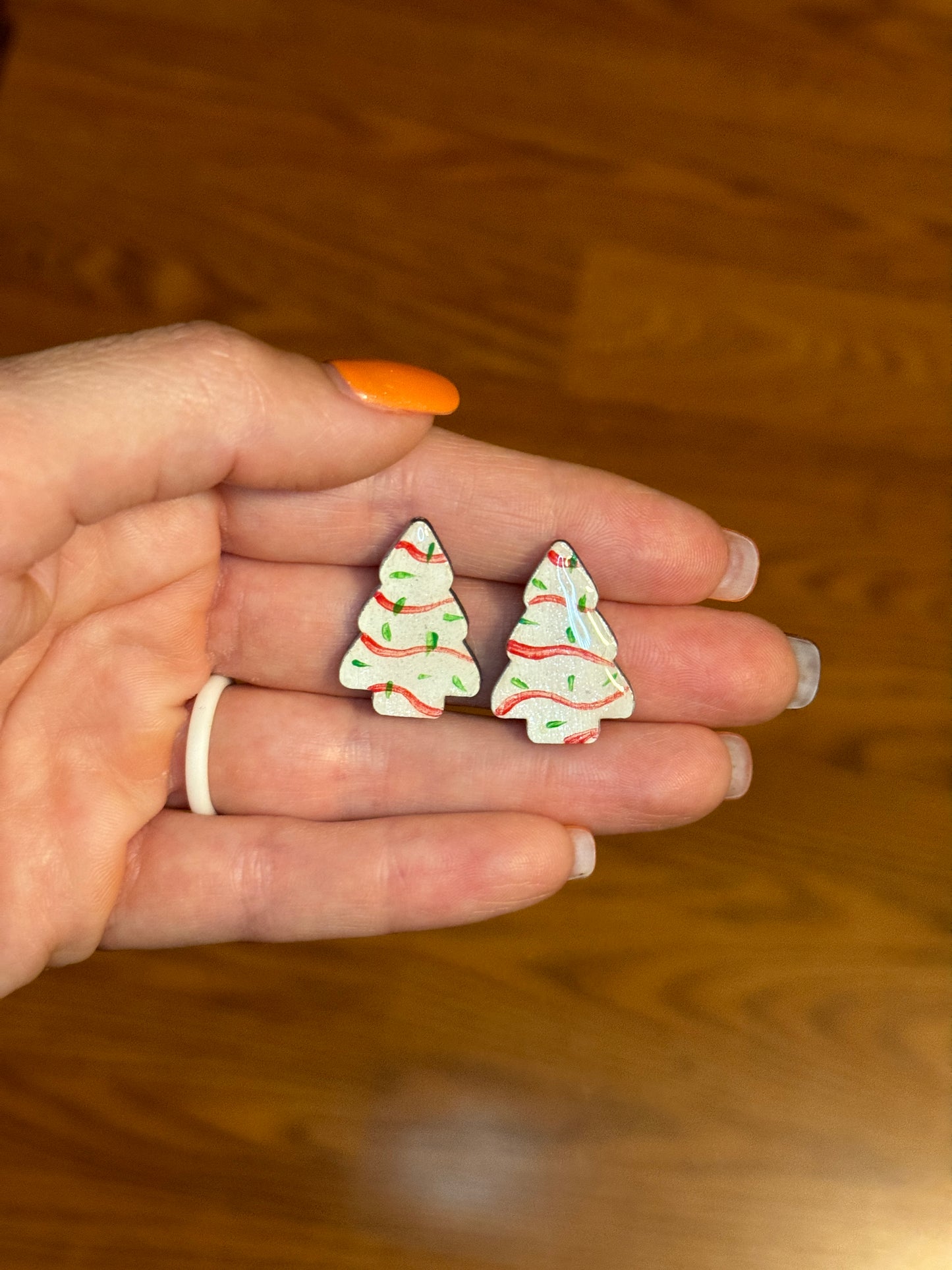 Little Debbie Tree Earrings