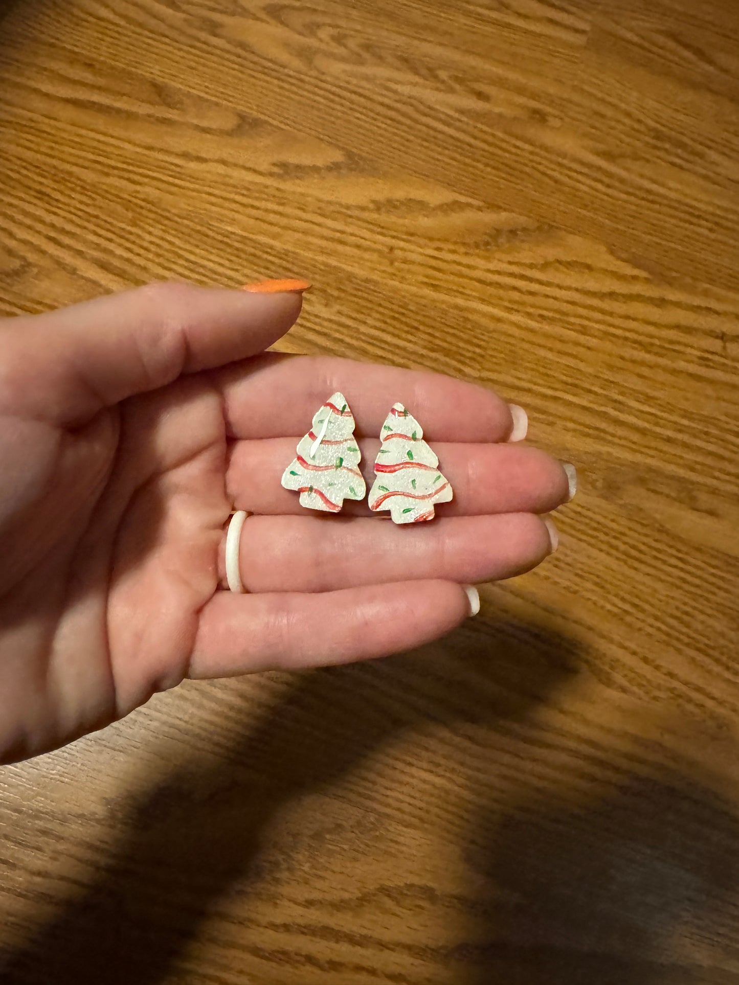 Little Debbie Tree Earrings