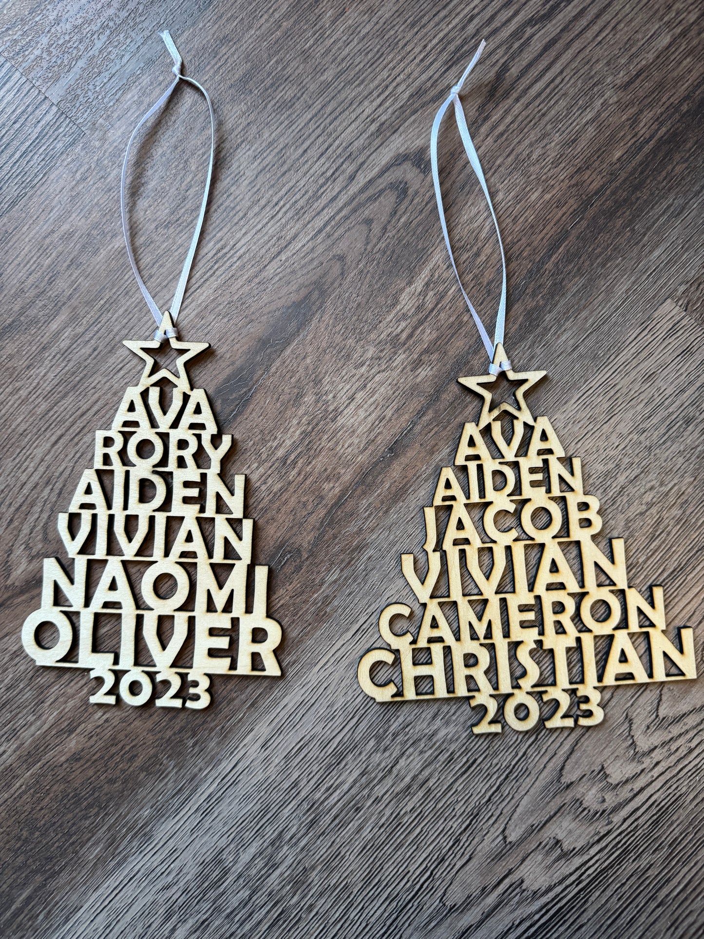 Name Tree Ornament