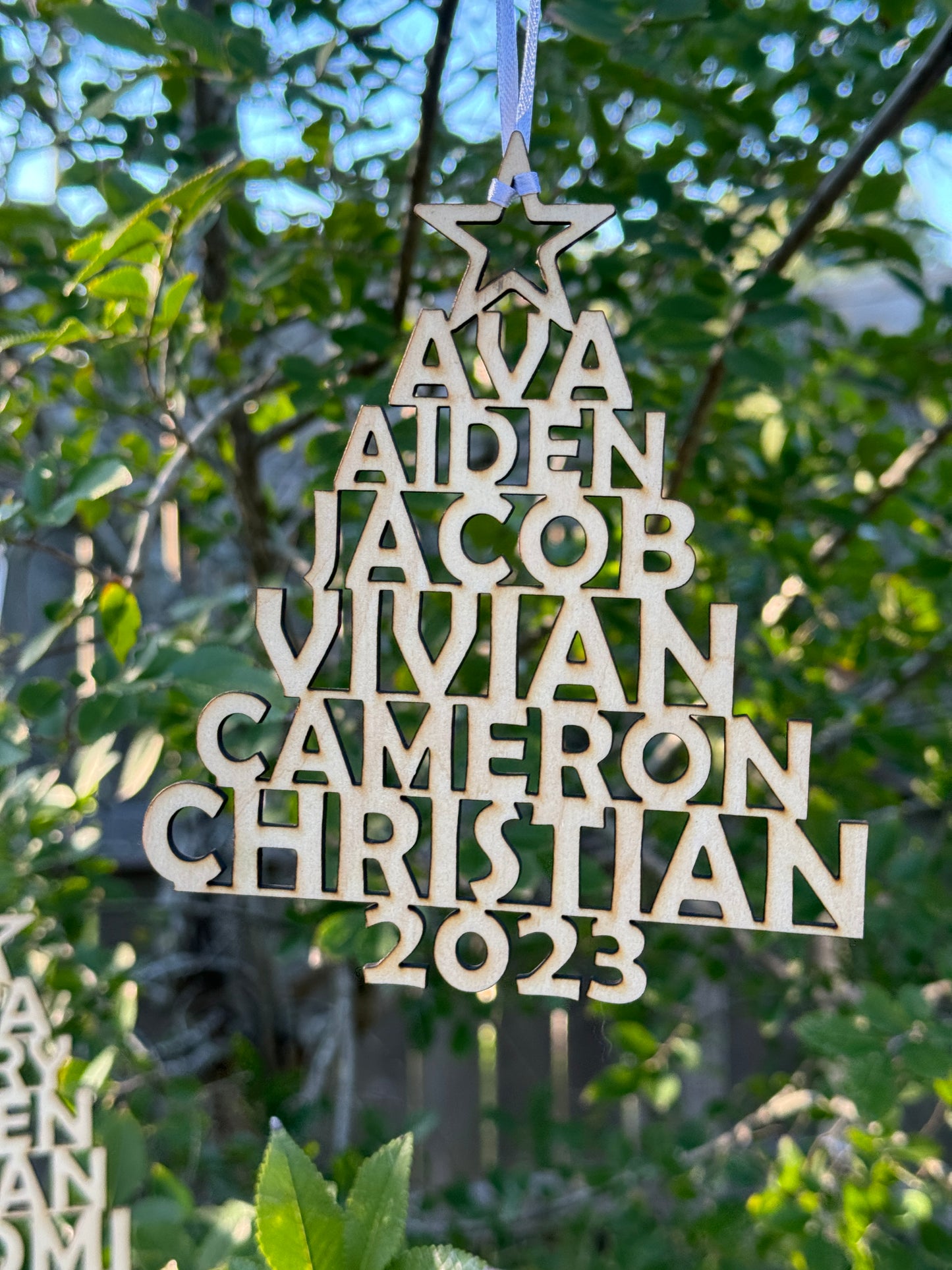 Name Tree Ornament