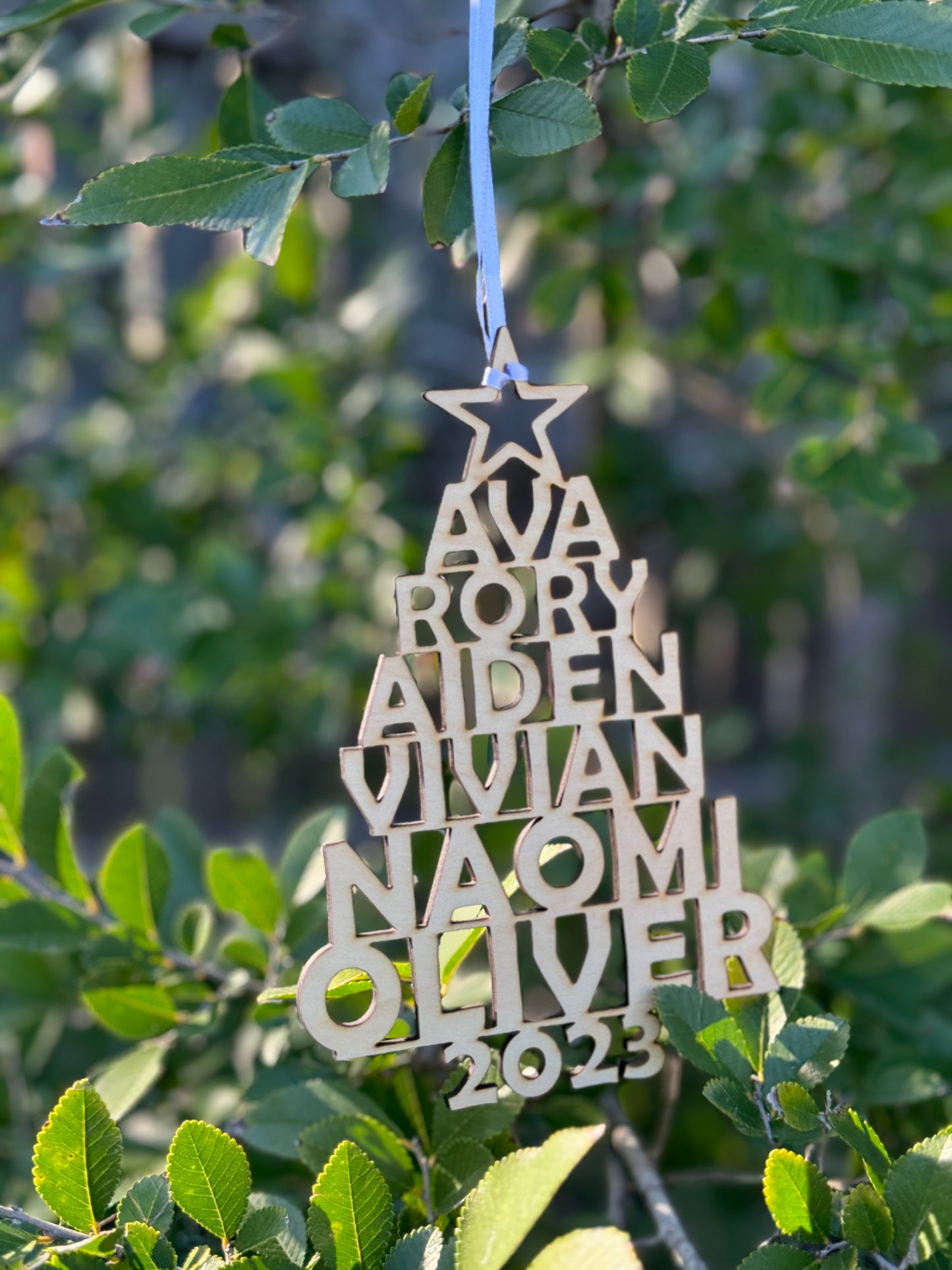 Name Tree Ornament