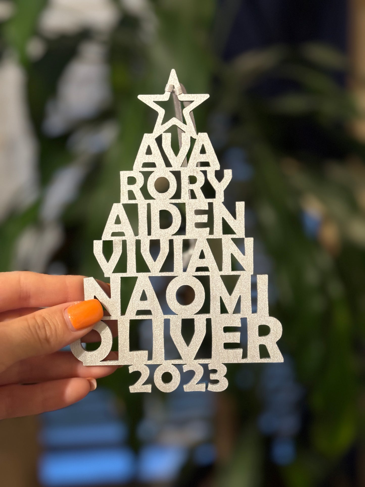 Name Tree Ornament