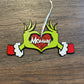 Personalized Grinch Ornament