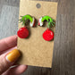 Grinch Hand Ornament Earrings