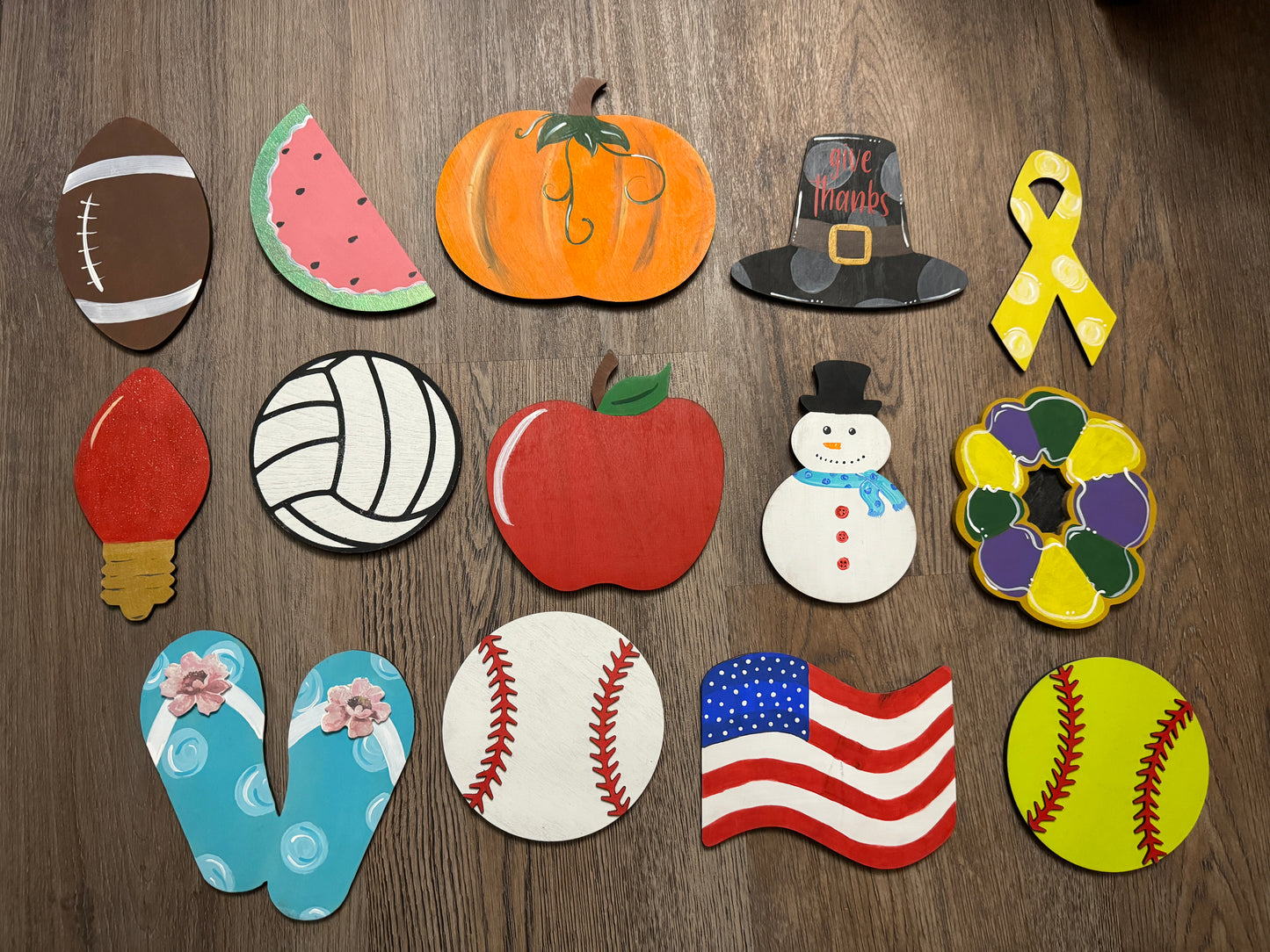4 & 6 inch Seasonal Shapes