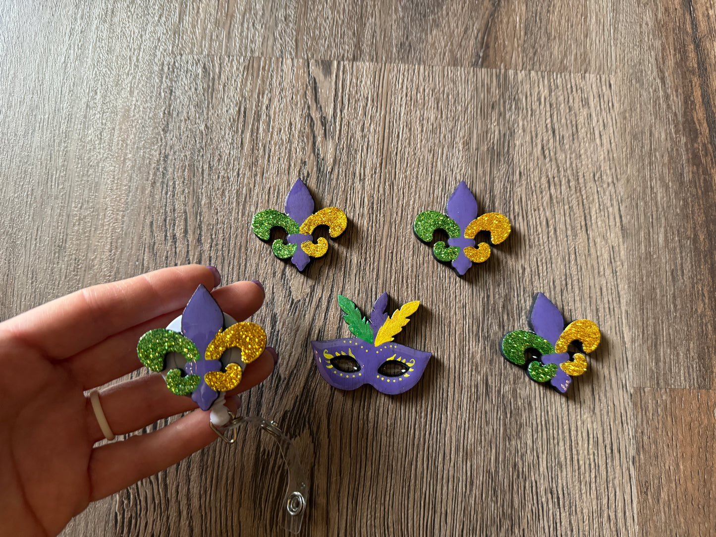 Mardi Gras Badge Reel