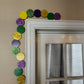 Mardi Gras Beads Door Frame Topper