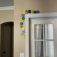 Mardi Gras Beads Door Frame Topper