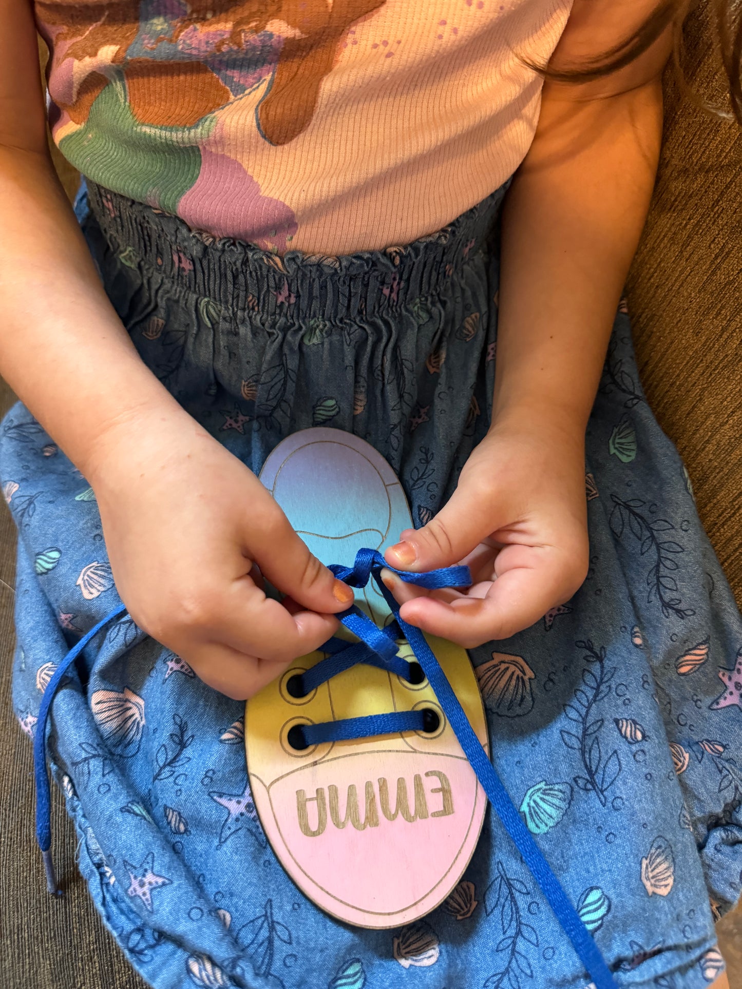 Tying Shoe Practice Board