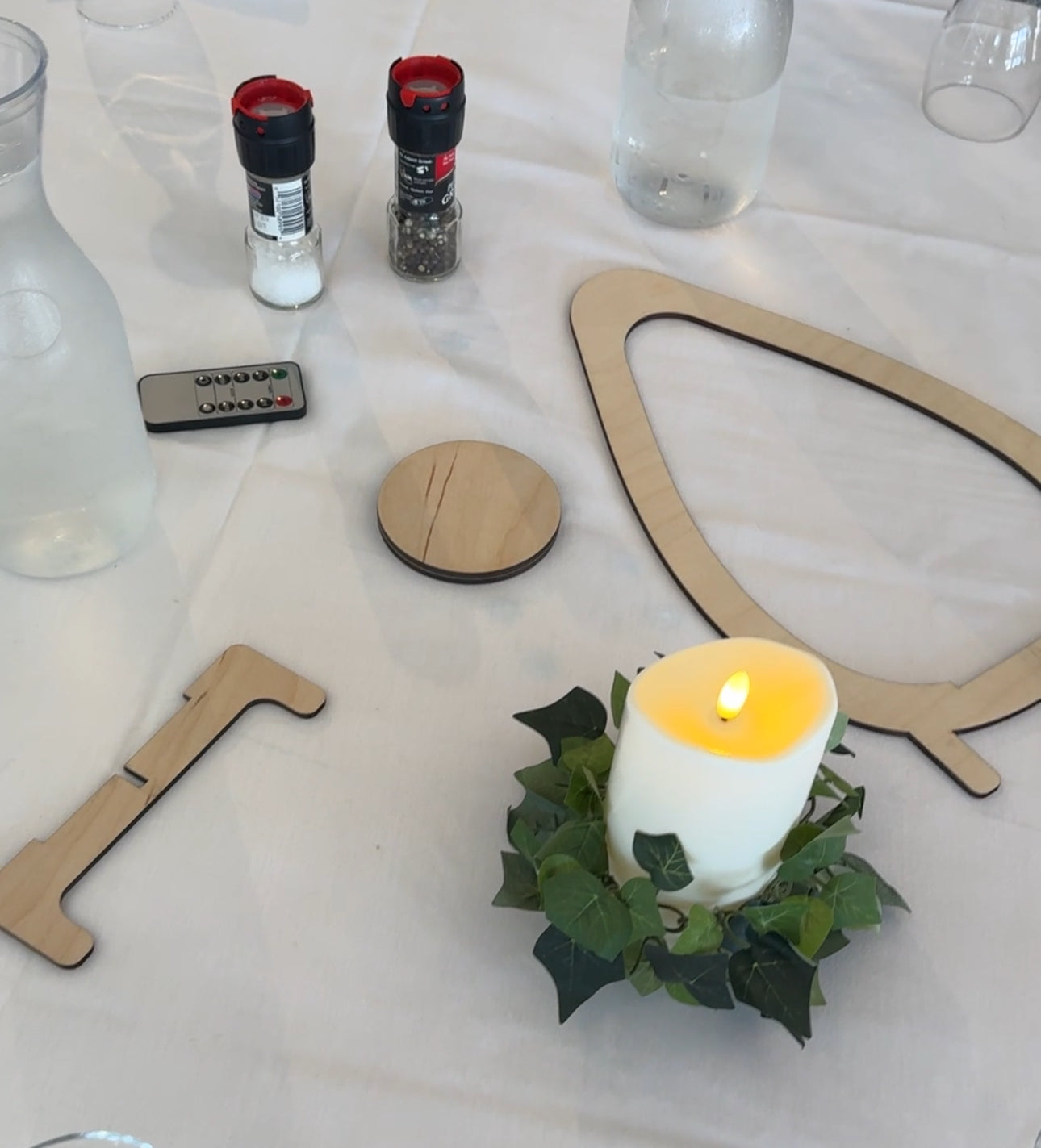 Collapsible Candle Table Centerpieces