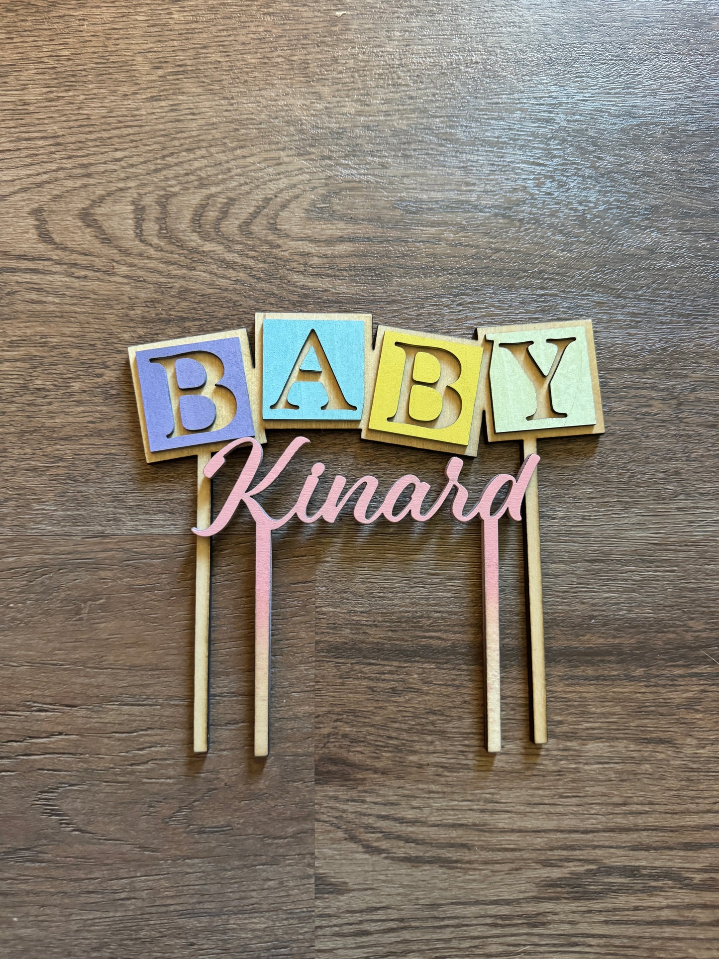 Baby Shower Cake Topper