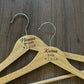 Engraved Wedding Dress Hangers