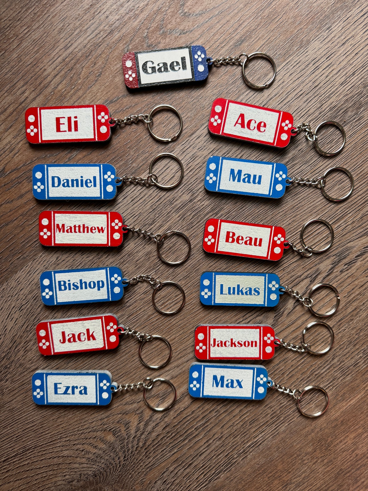 Switch Personalized Keychain