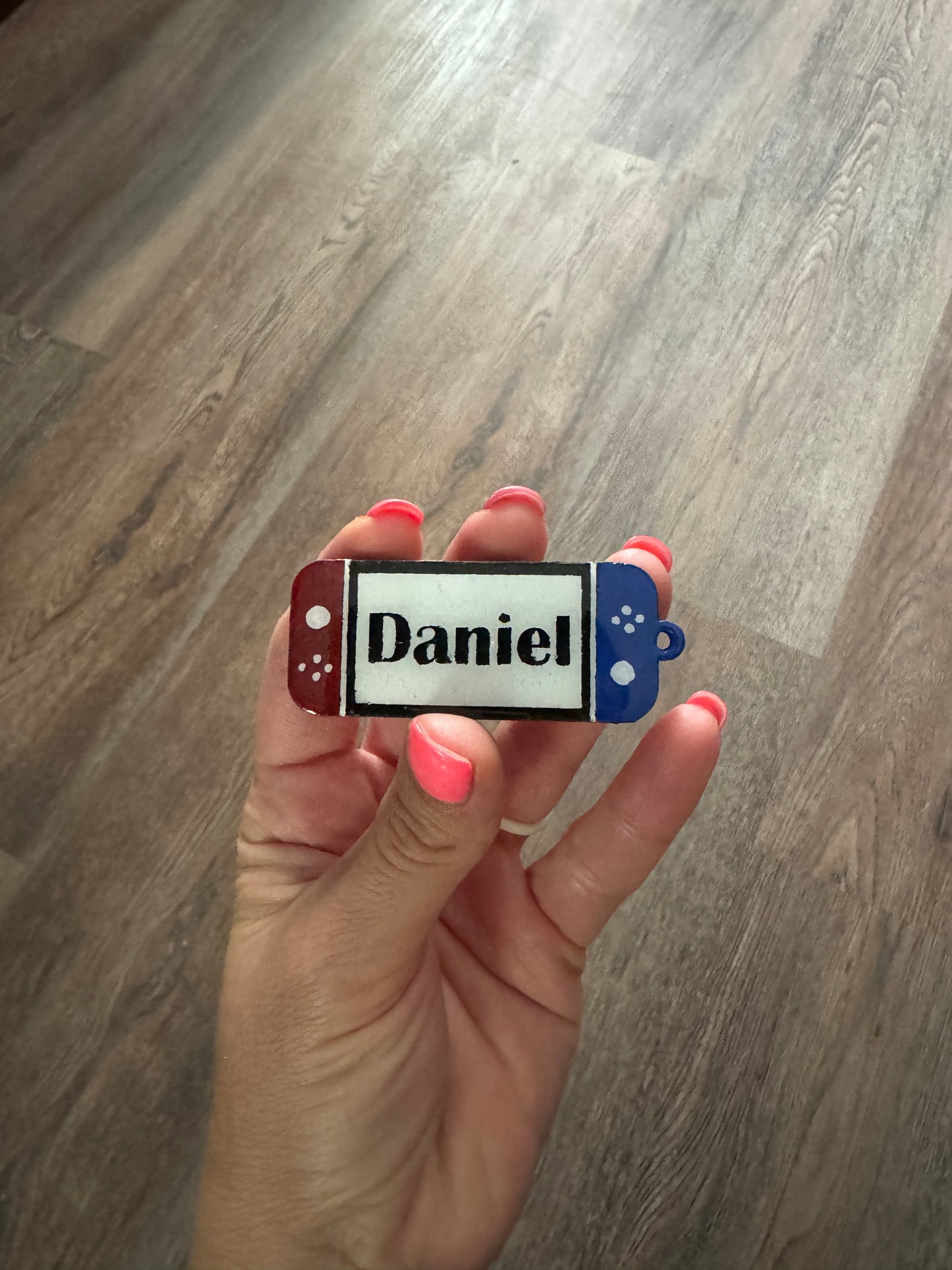 Switch Personalized Keychain