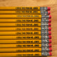 Custom Engraved #2 Pencils