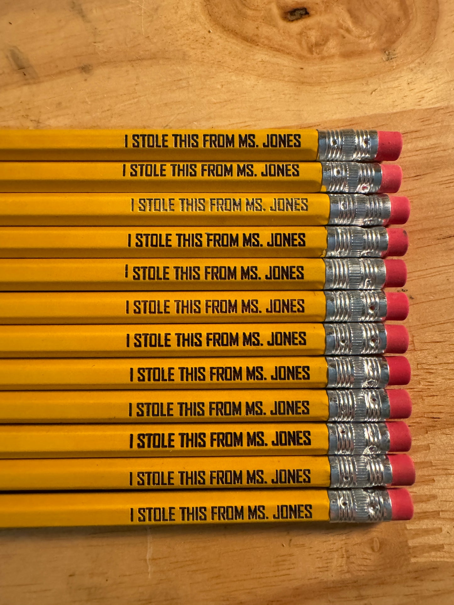 Custom Engraved #2 Pencils
