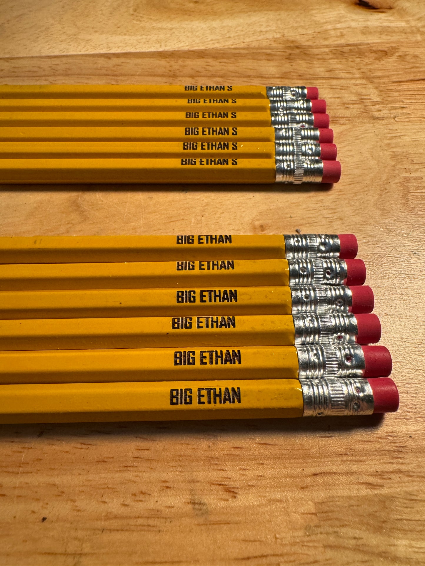 Custom Engraved #2 Pencils